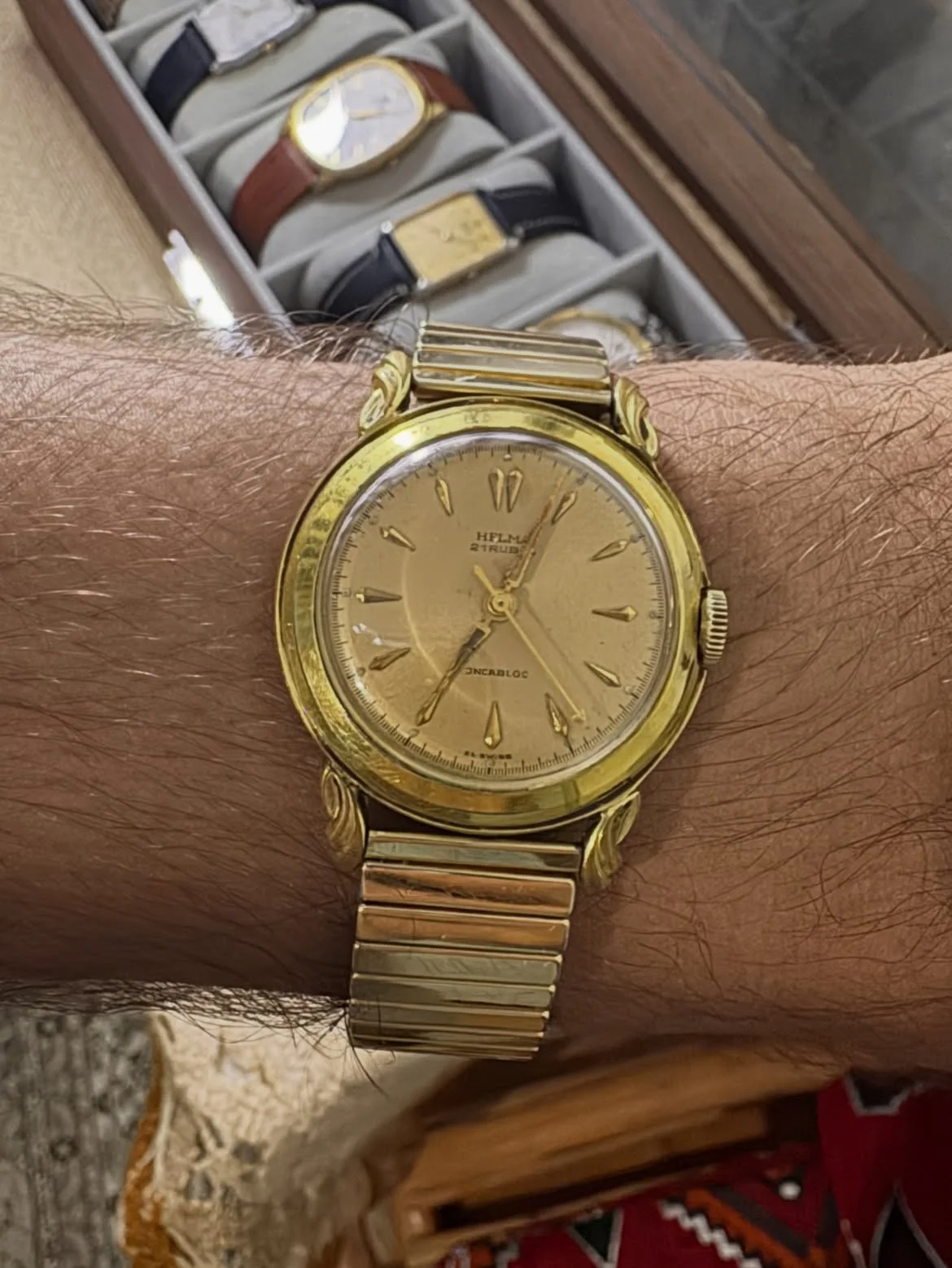 ⌚️✅HERMA✅ vintage Herma timepiece, a well-known historical French watch bran