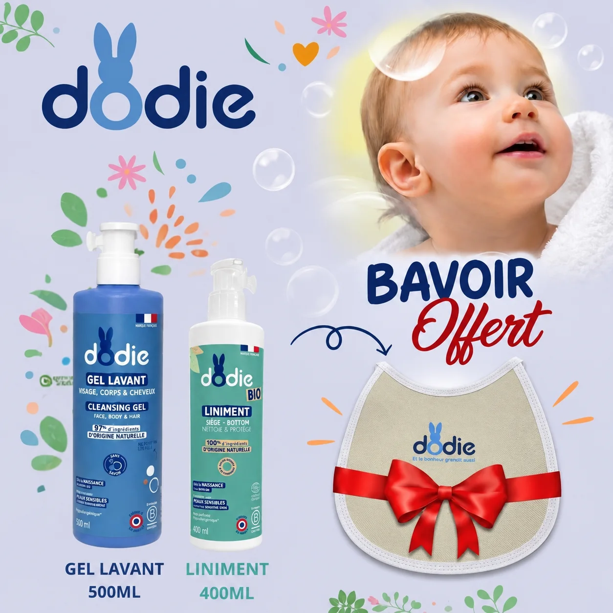 Pack Gel lavant 500ML Liniment 400ml