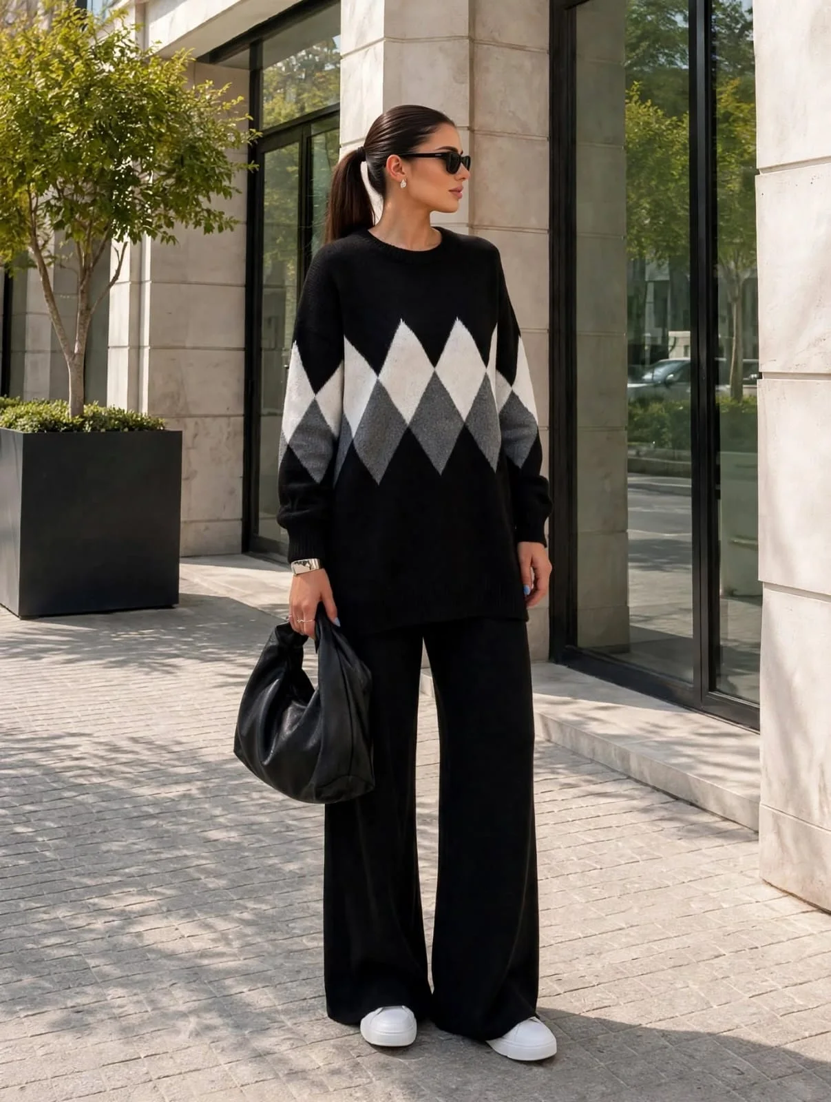 Ensemble 2 Pièces Jacquard