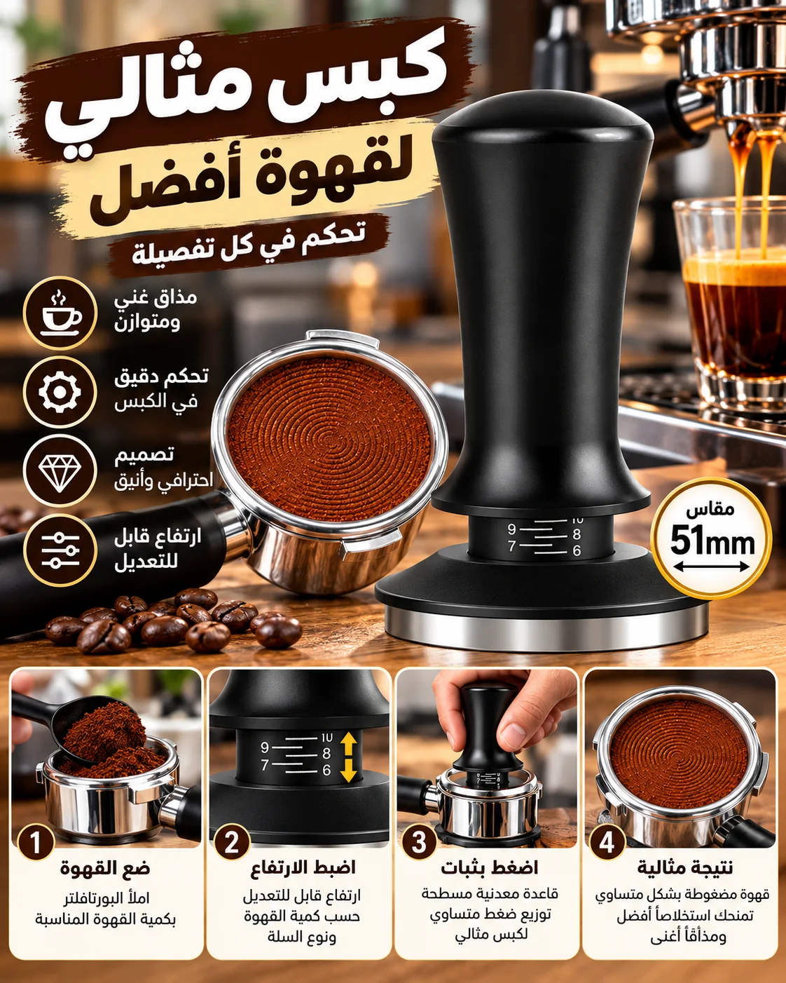 Tamper à café