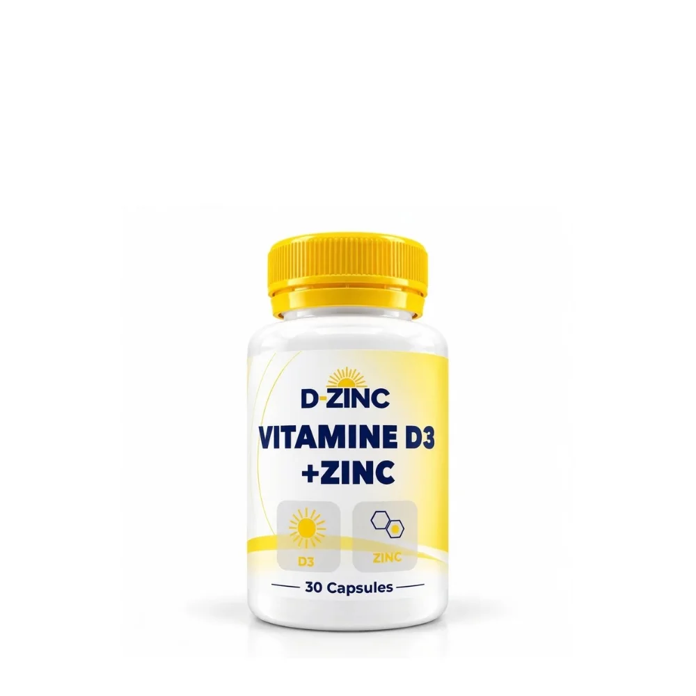 مكمل غذائي D-ZINC – فيتامين D3 + الزنك