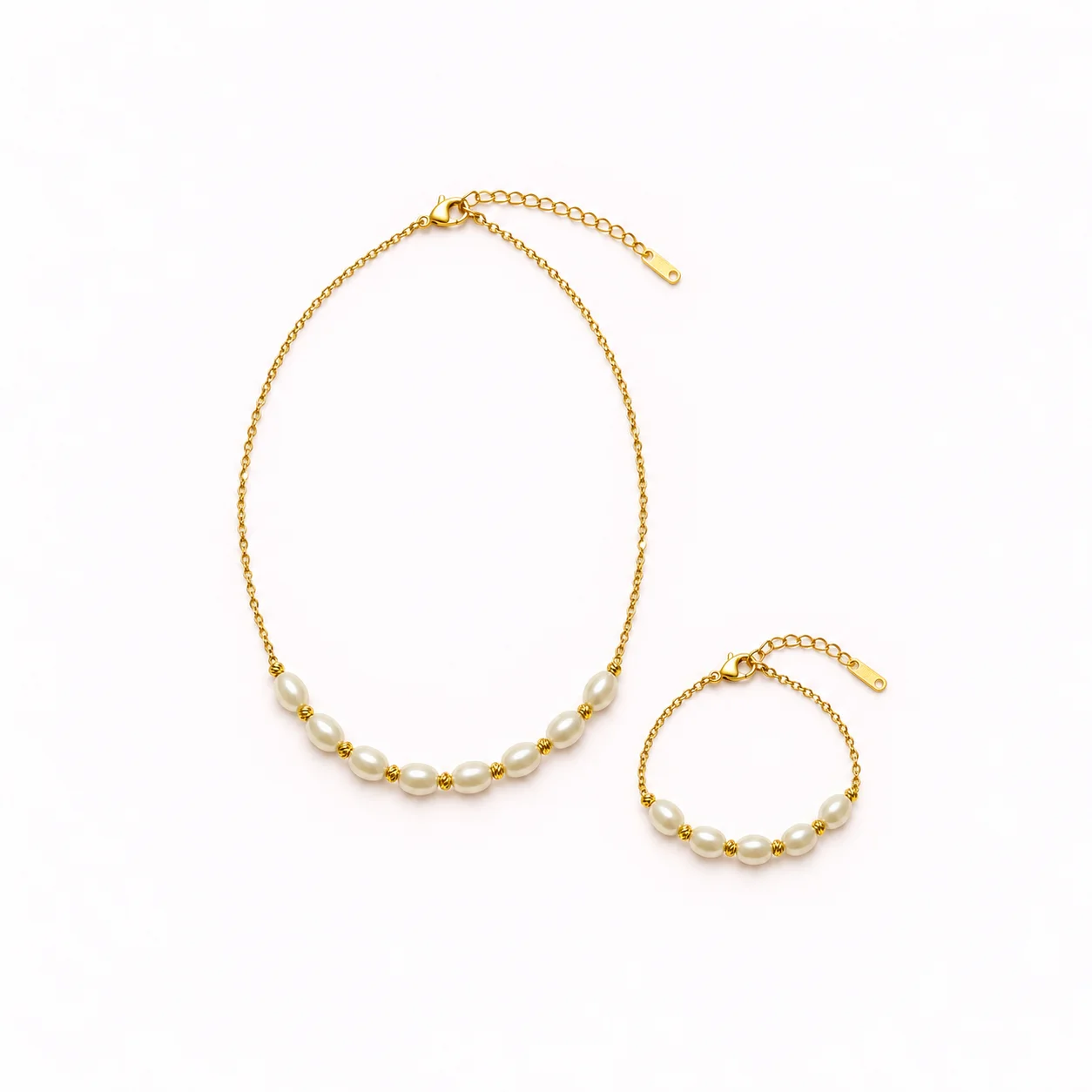 Ensemble Perles Ivoire