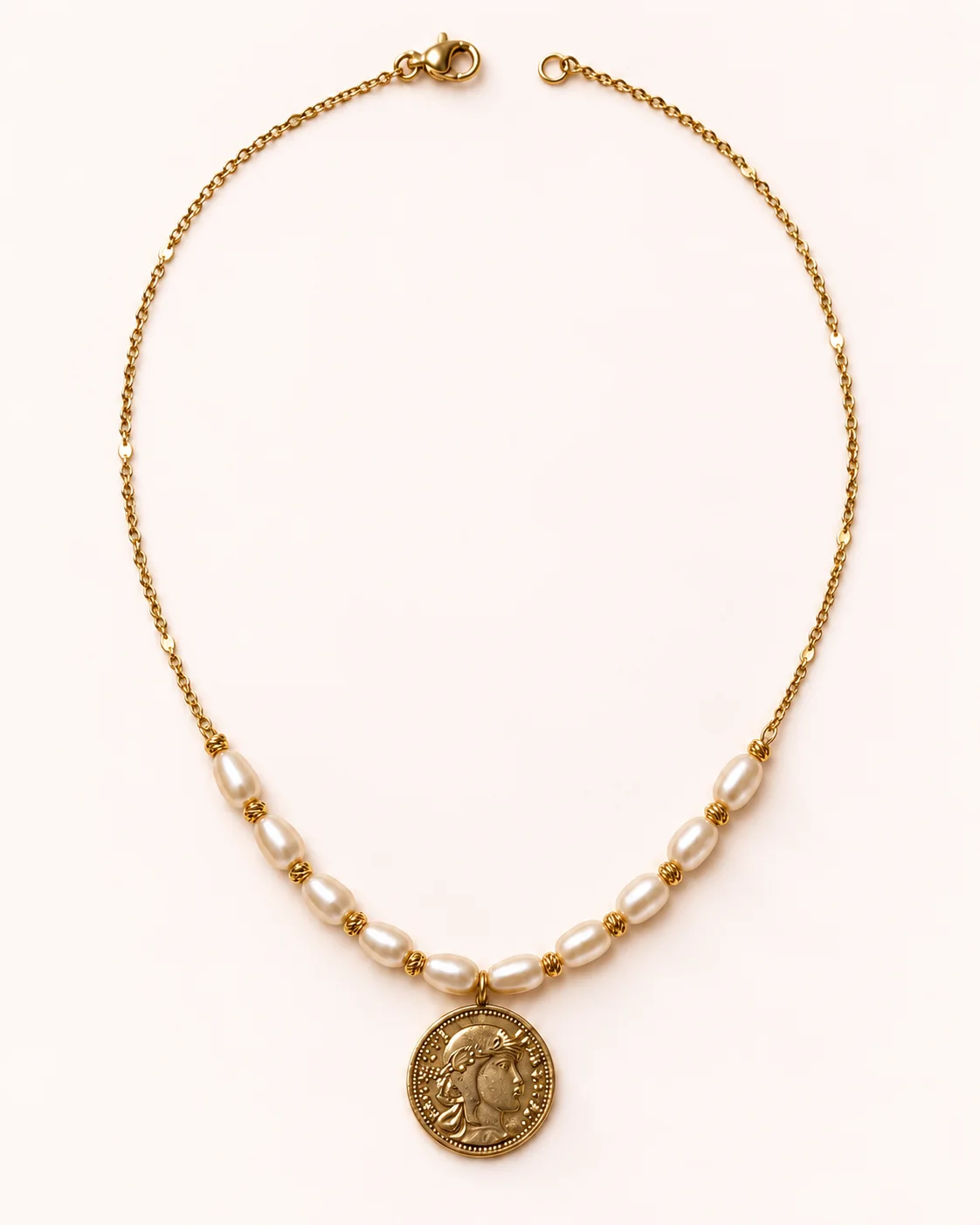 Ensemble Perles & Médaillon Impérial