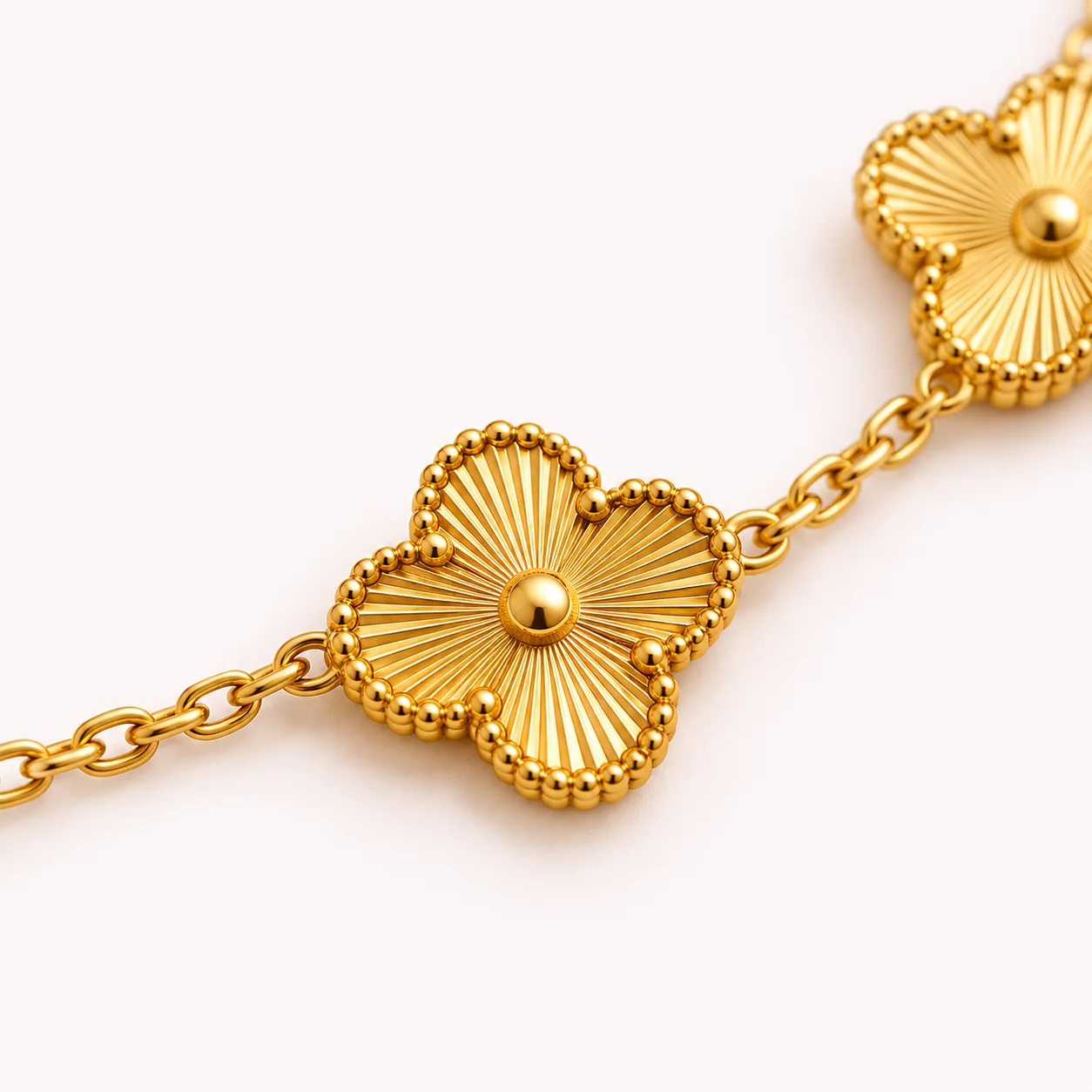 Bracelet Fleurs Dorées