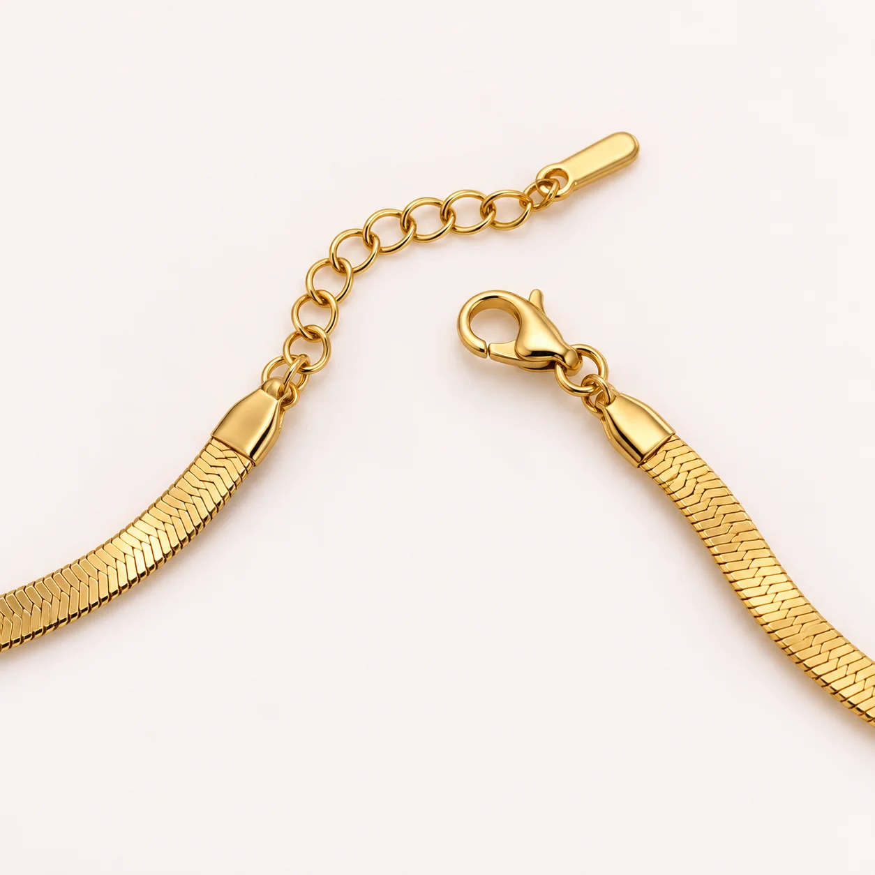 Collier Maille Serpent Doré