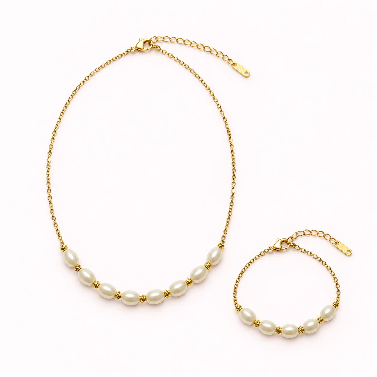 Ensemble Perles Ivoire