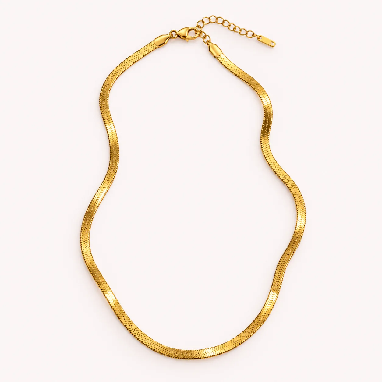 Collier Maille Serpent Doré