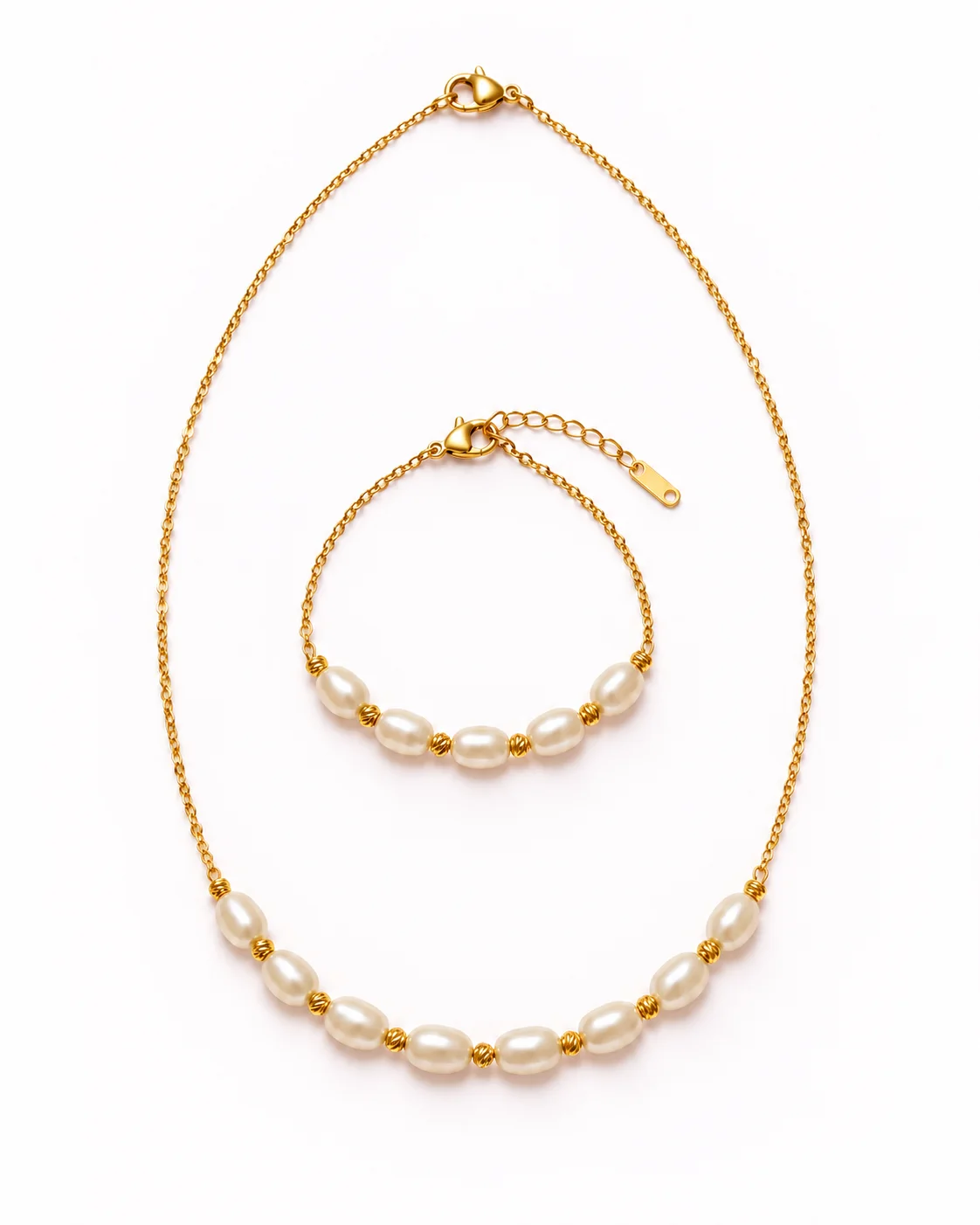Ensemble Perles Ivoire