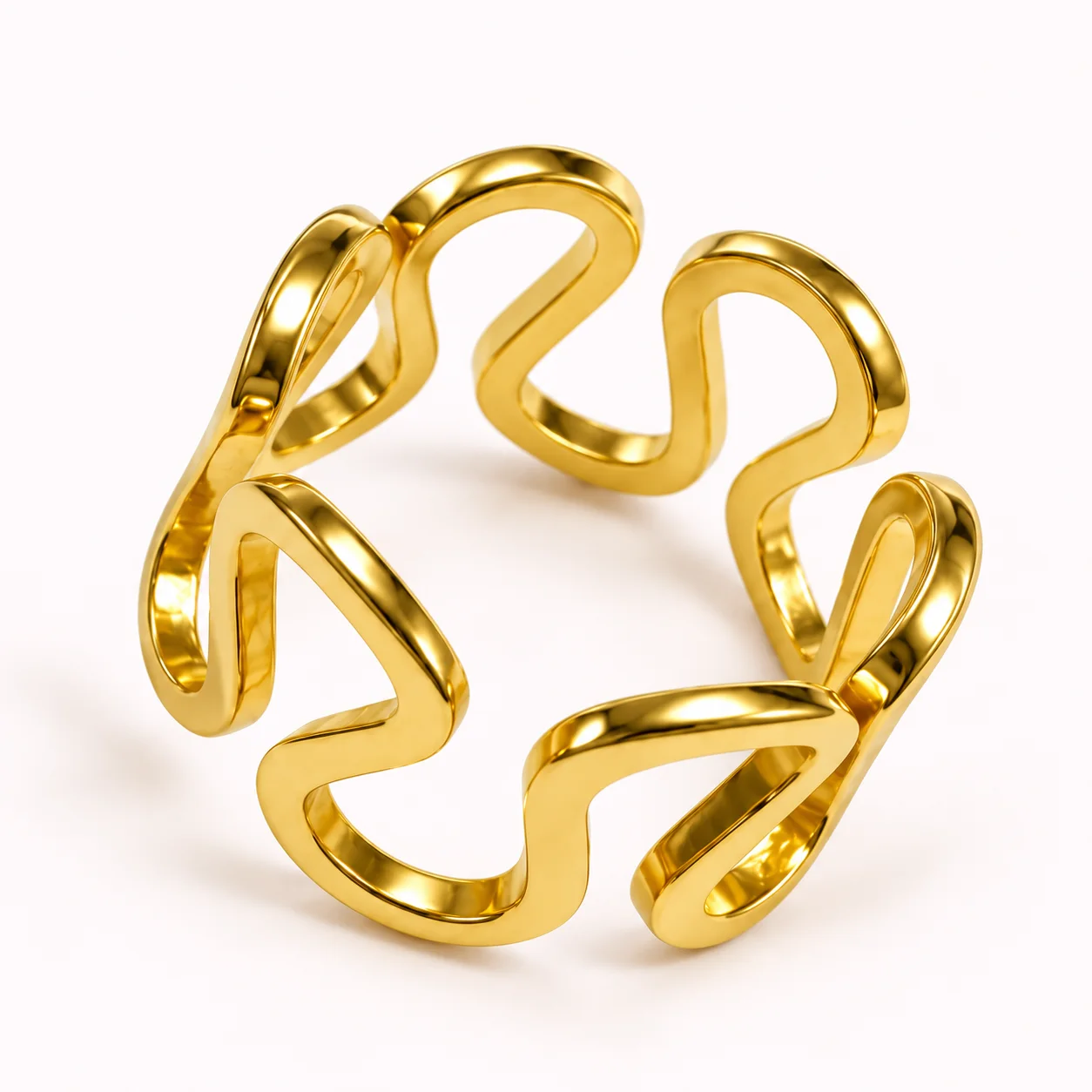 Bague Courbes Éternelles Ajustable