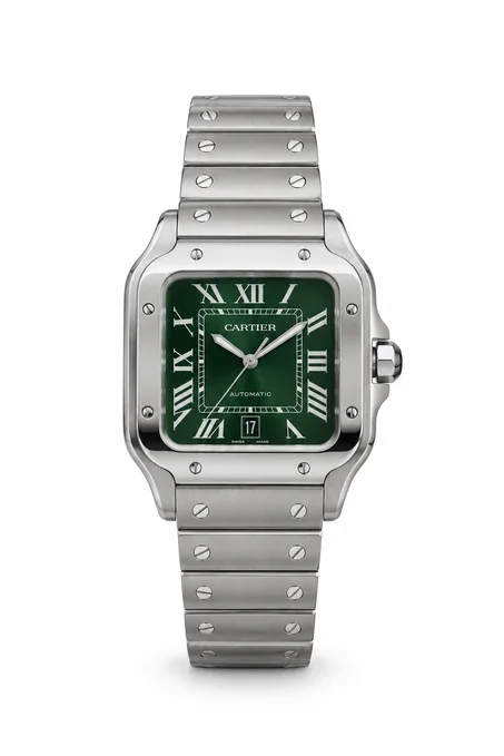 Montre Cartier Santos – Cadran Vert