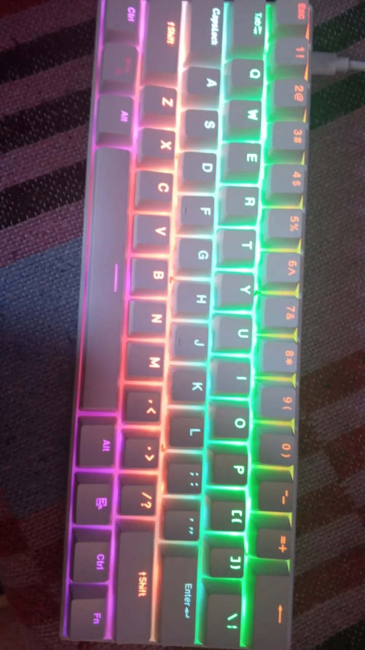 60% Mechanical Gaming Keyboard – Blue Switch RGB