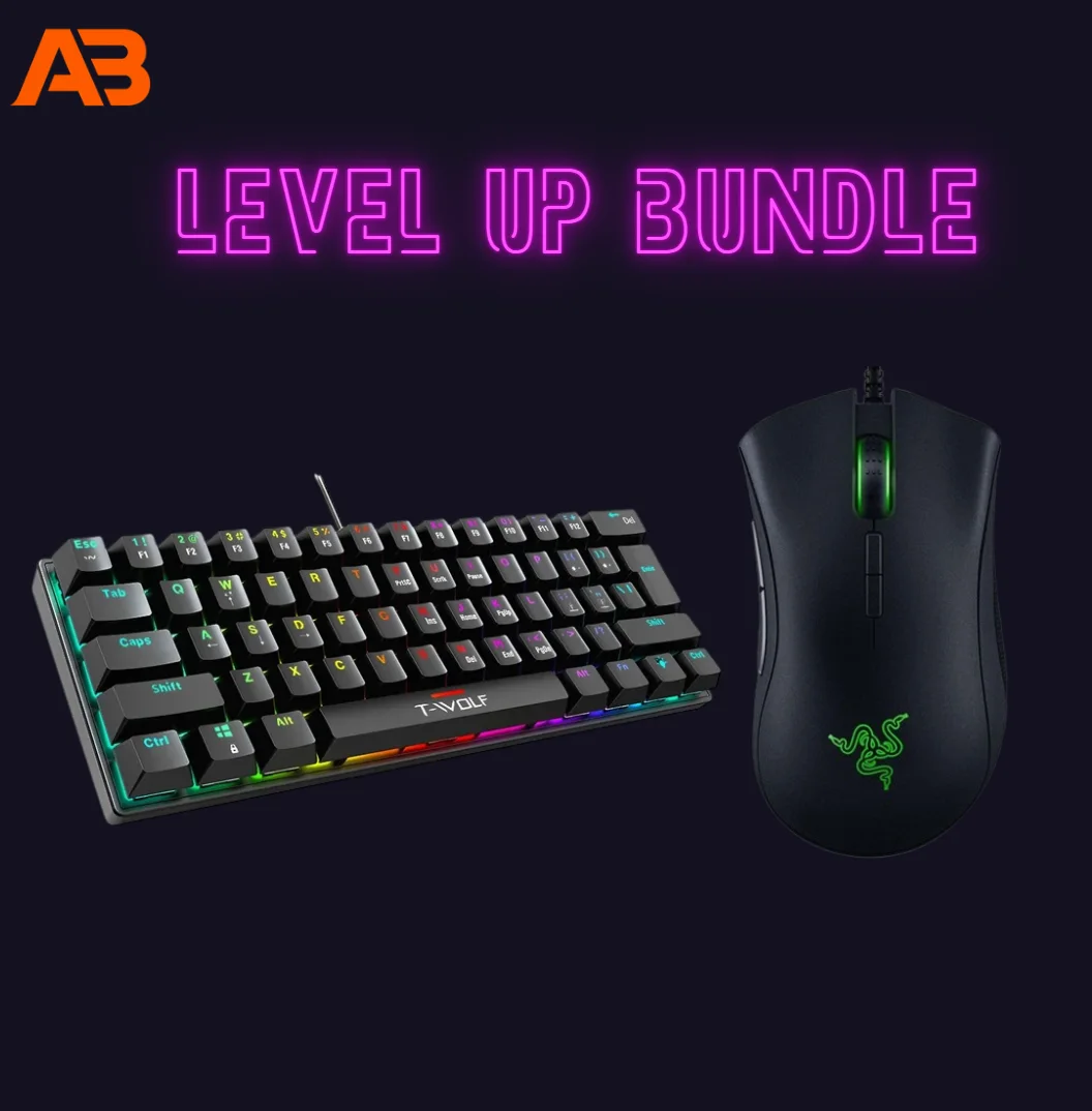 LEVEL UP BUNDLE – Gaming Keyboard & Mouse Combo 🎮