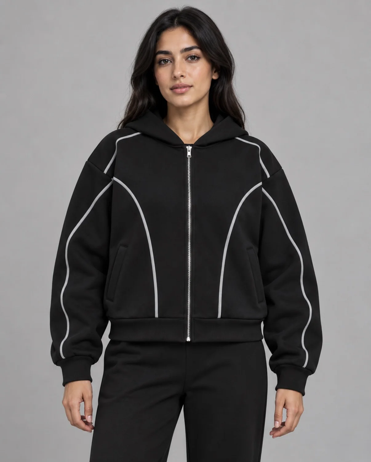 VOID CONTOUR — Zip Hoodie