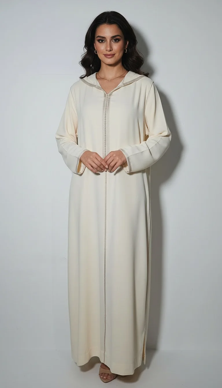 Djellaba Crêpe de Soie – Brchman Blyed