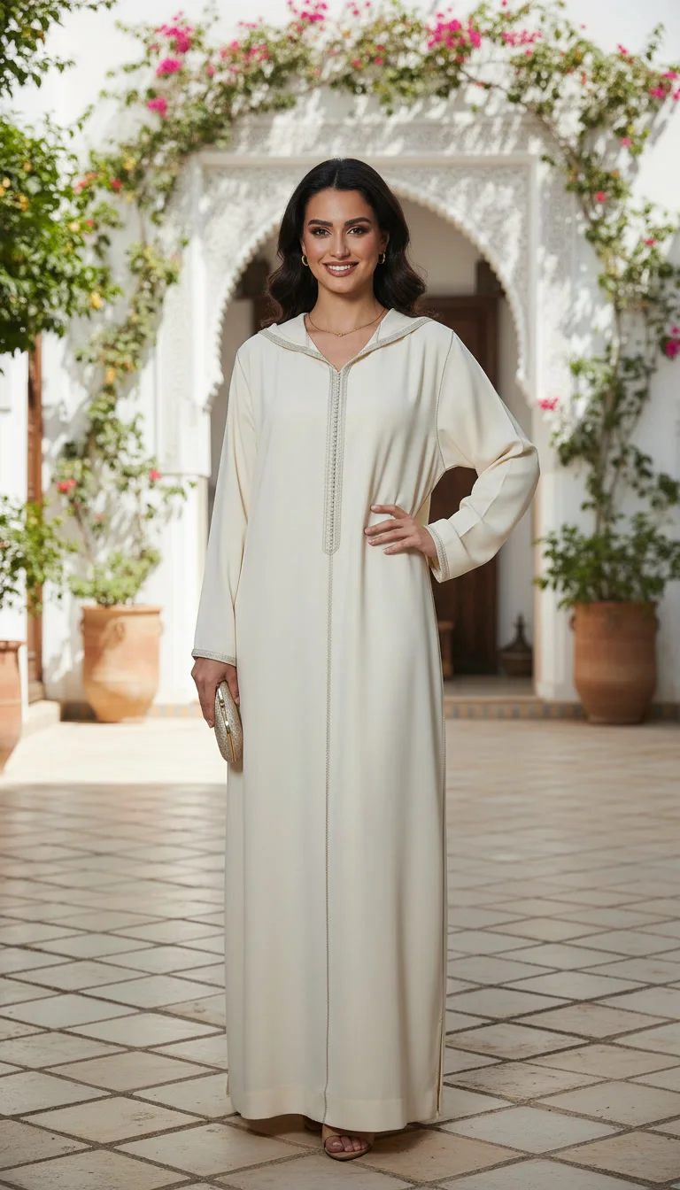 Djellaba Crêpe de Soie – Brchman Blyed