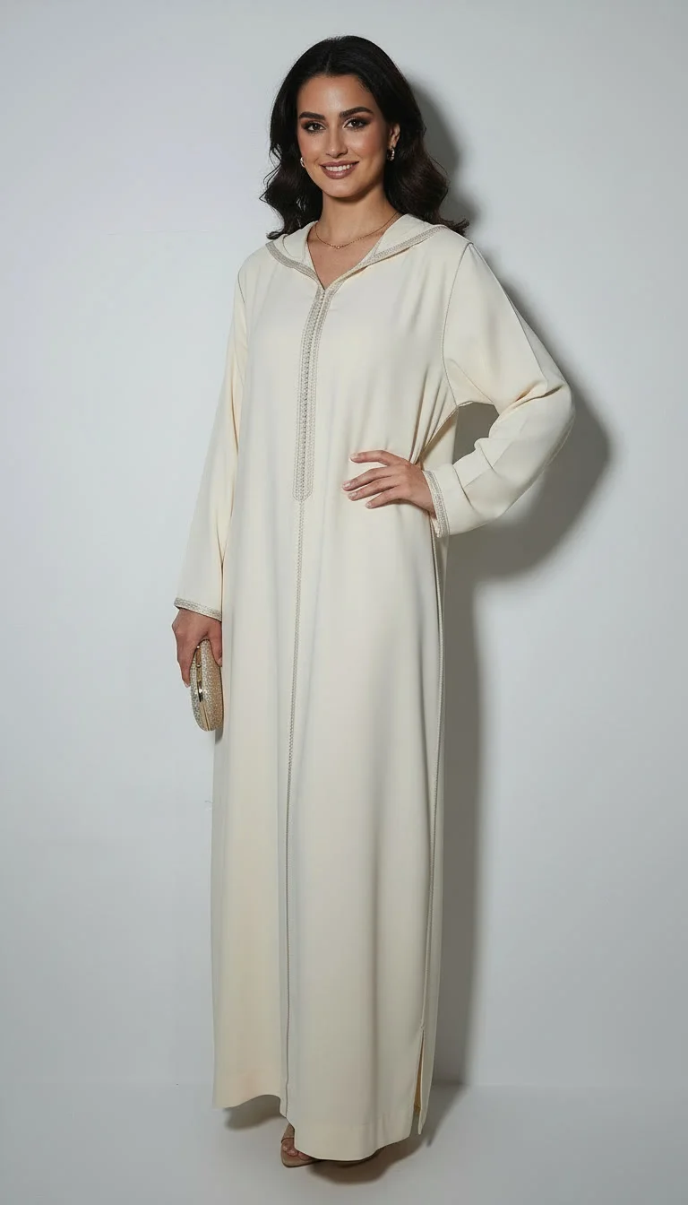 Djellaba Crêpe de Soie – Brchman Blyed