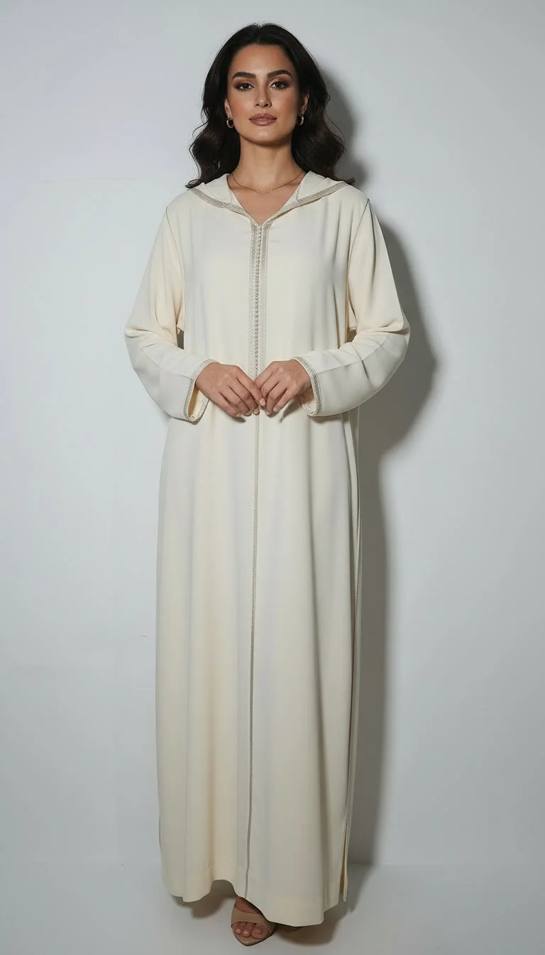 Djellaba Crêpe de Soie – Brchman Blyed