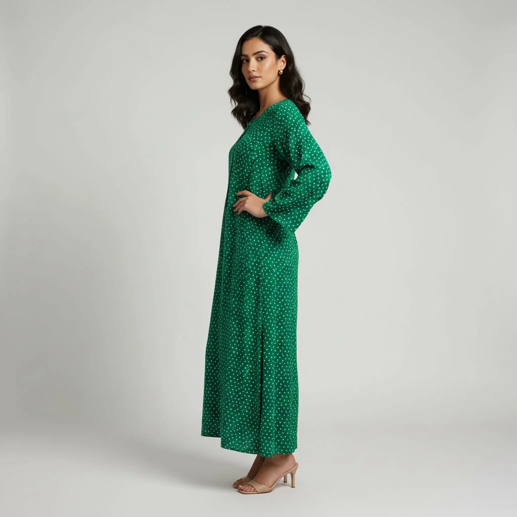 Robe Longue en Lin Imprimé - Bohème Chic & Légère