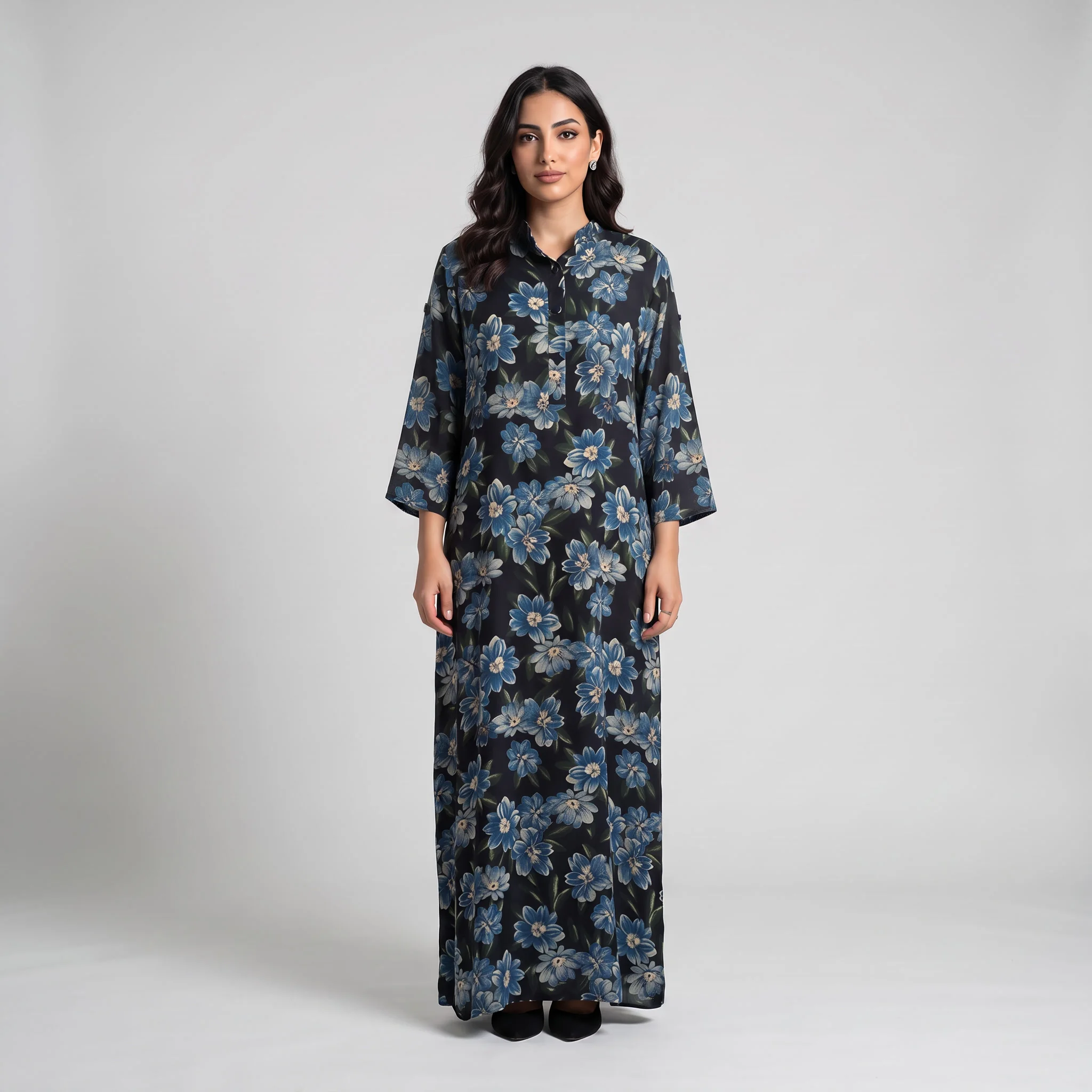 Robe Longue en Lin Imprimé - Bohème Chic & Légère
