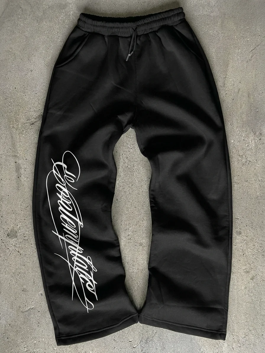 Pantalon Baggy Signé