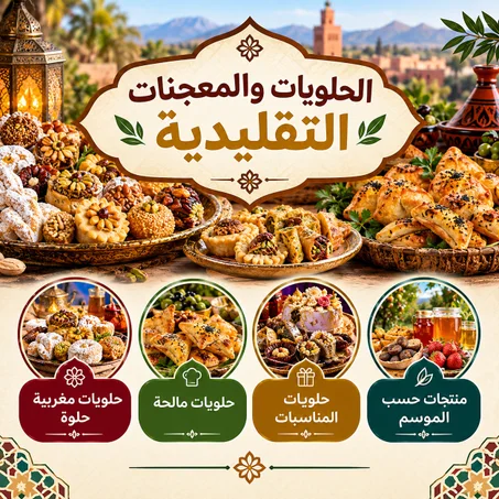 لحلويات والمعجنات التقليدية