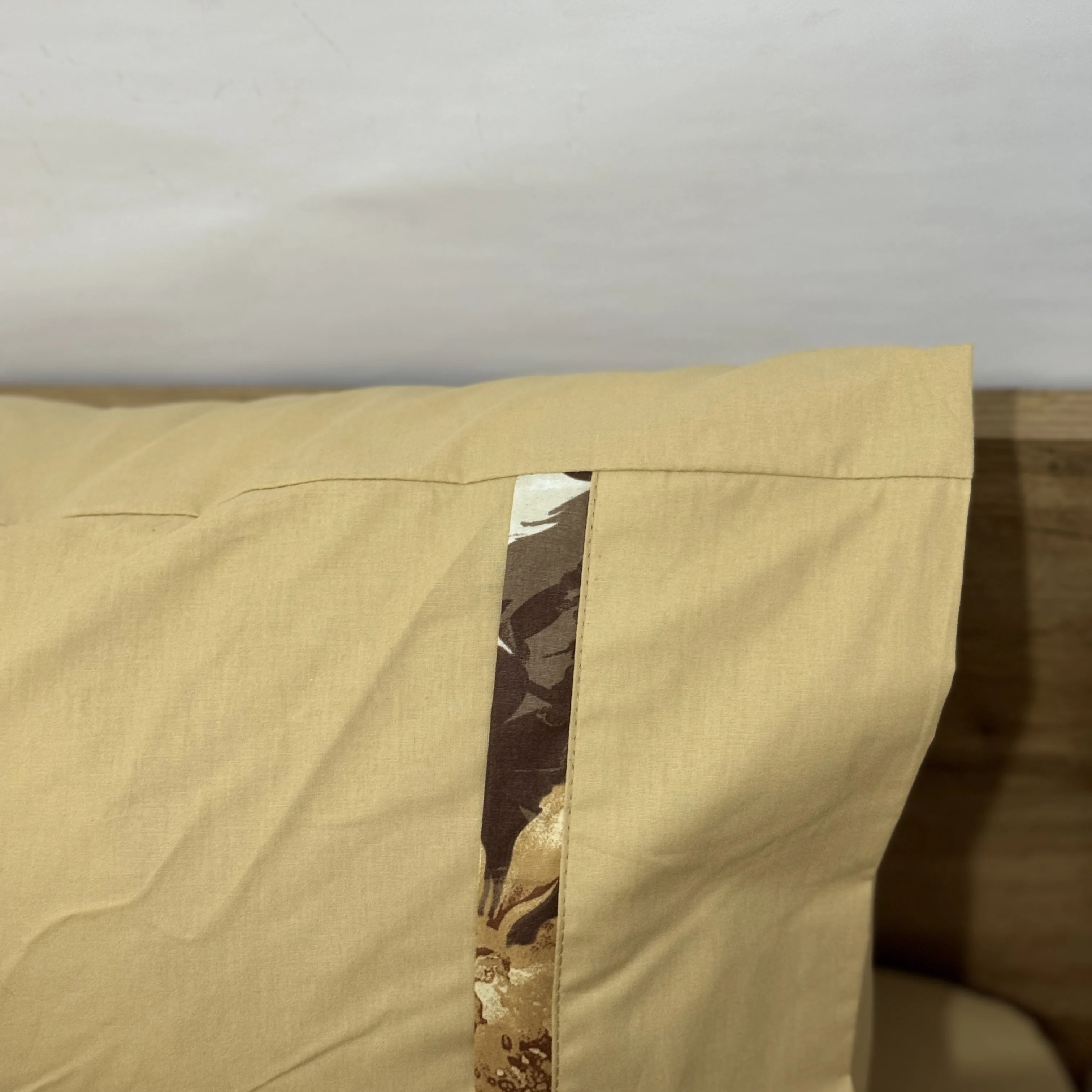 Parure housse de couette "Brown Garden" 100% coton Oeko-Tex - 2 places