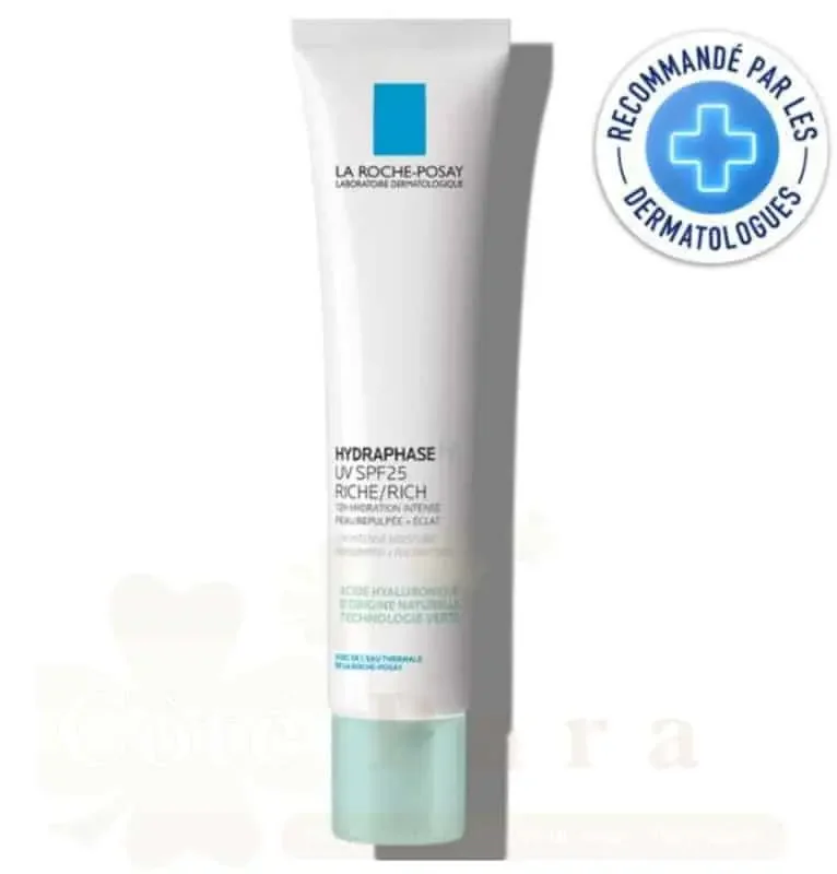 LA ROCHE POSAY HYDRAPHASE HA UV RICHE SPF 25 CREME HYDRATANTE PEAU NORMALE A SECHE | 40ML