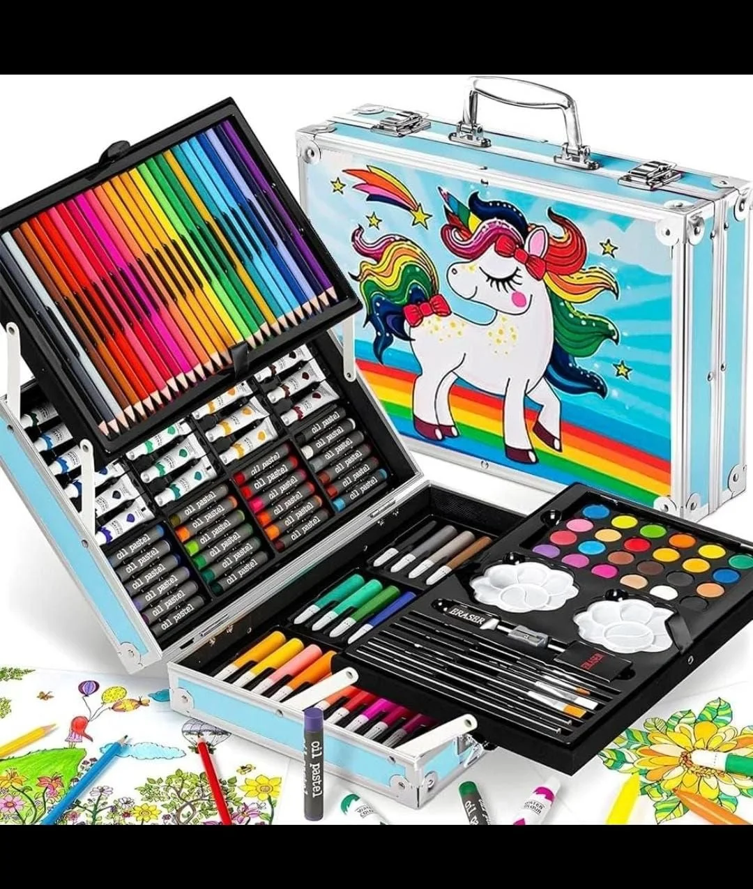 حقيبة Magic Art Box للرسم والتلوين ´- مجموعة إبداعية متكاملة للأطفال