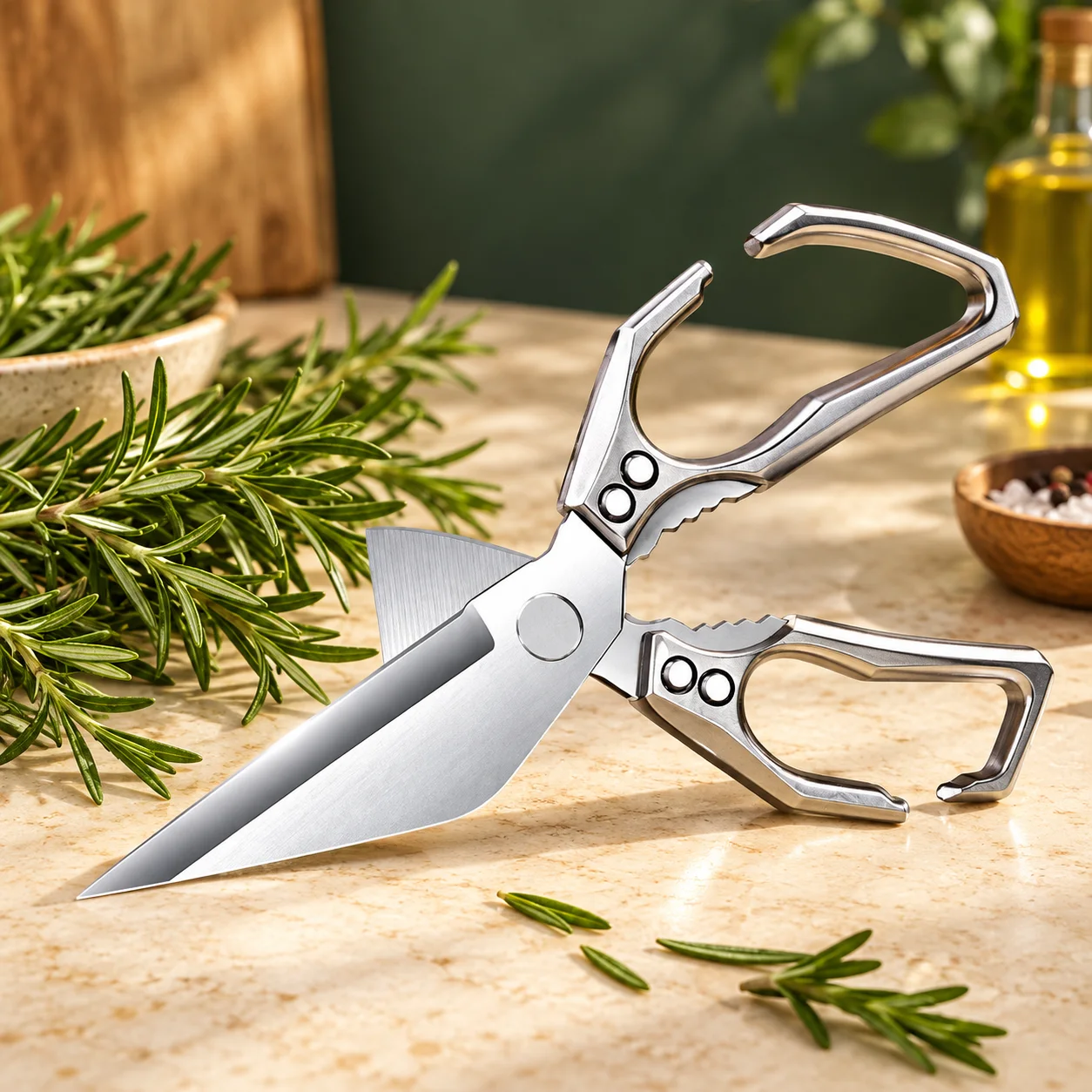 All-metal kitchen shears