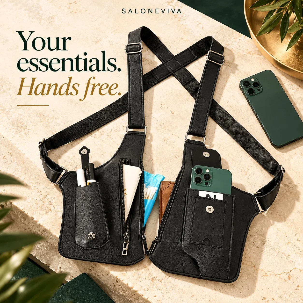 Twin-Pocket Shoulder Organiser