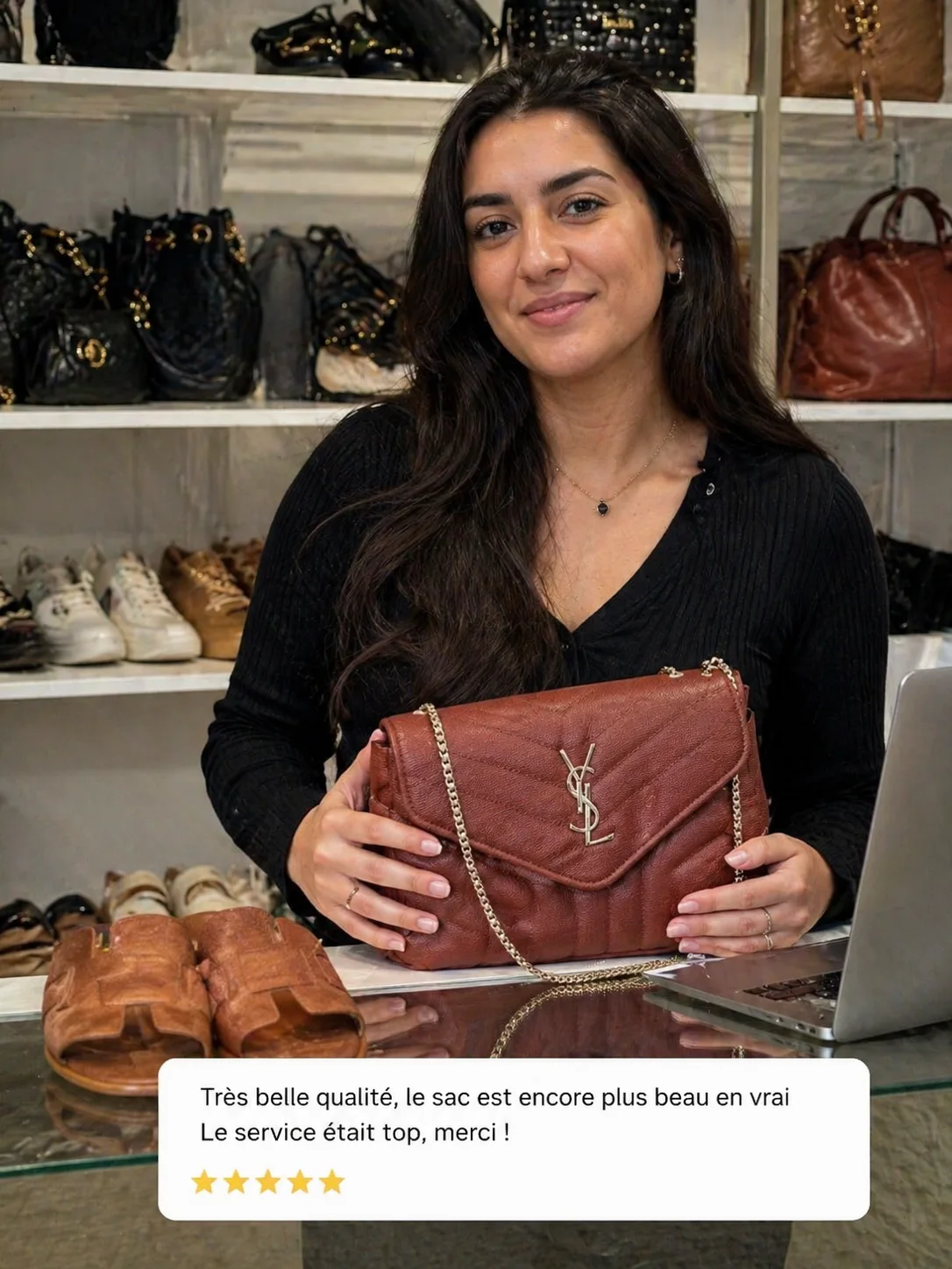 Julia Chic Set – Sac & Sandales Élégantes