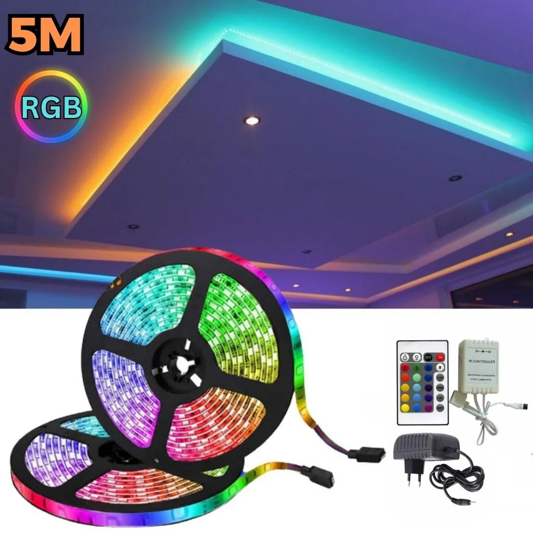 زيّن مساحتك بإضاءة RGB بطول 5 أمتار 🌈 اطلب الآن والدفع عند الاستلام في 69 ولاية