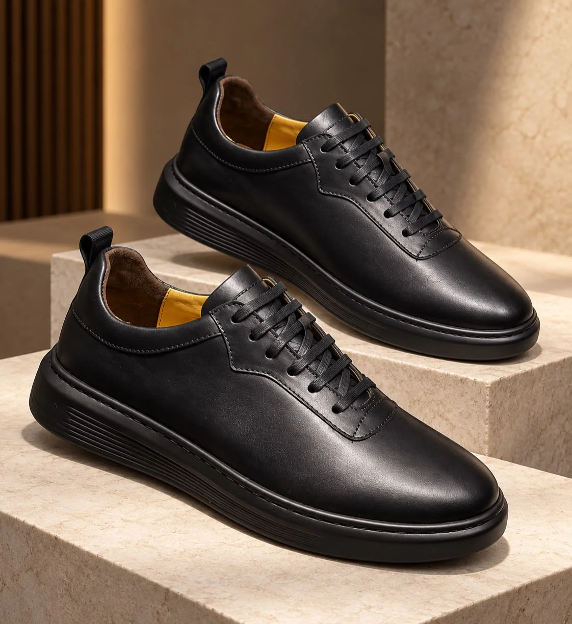 Basket Homme Cuir Confortable