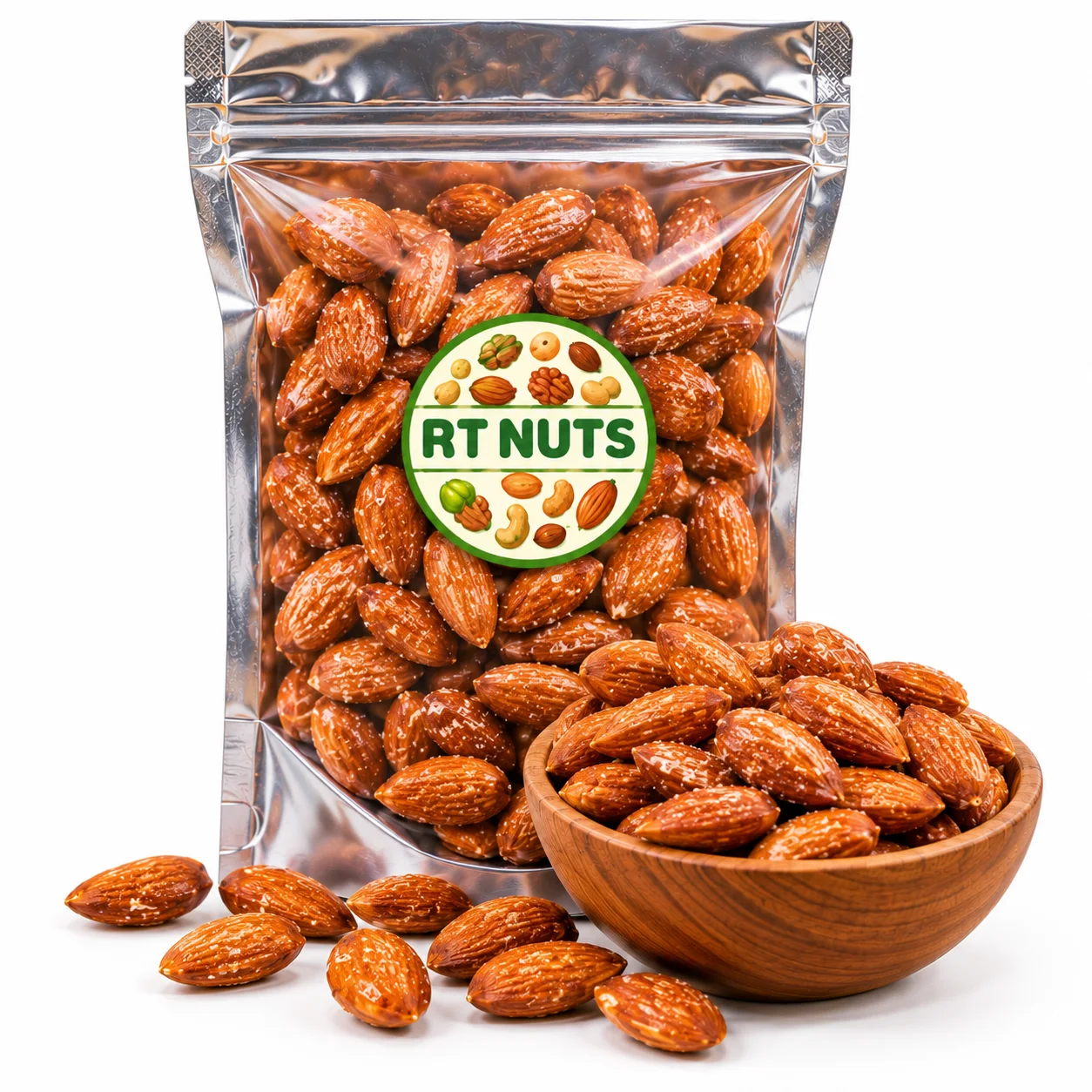 لوز مقلي – 1 كيلوغرام | RT NUTS