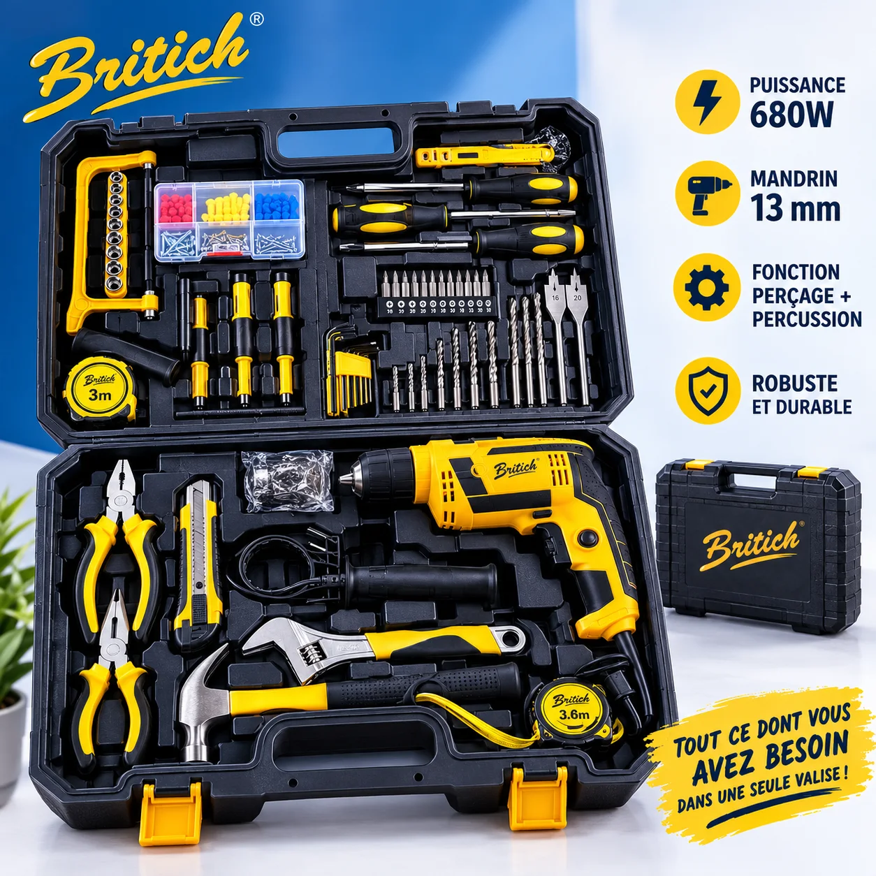 كوفريت Britich 680W متكامل