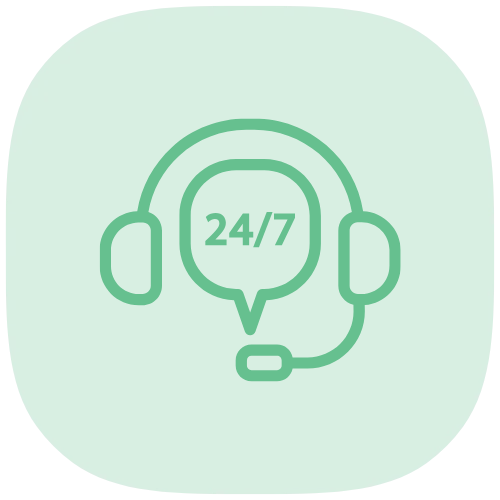 دعم عملاء متوفر 24/7