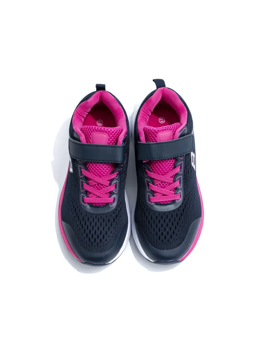 Sneakers Casual Enfant Demax 1232E-K – Bleu Marine et Fuchsia