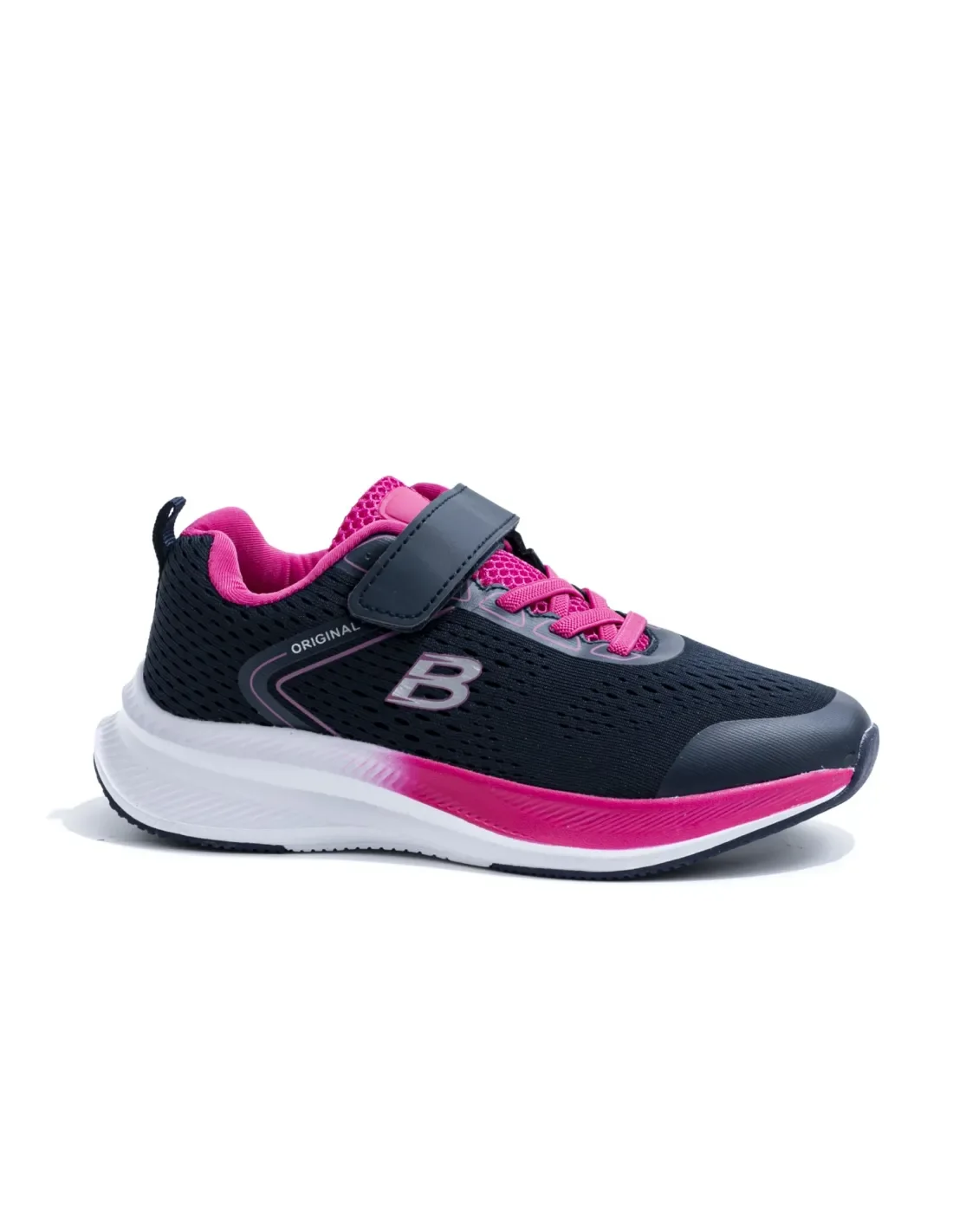 Sneakers Casual Enfant Demax 1232E-K – Bleu Marine et Fuchsia