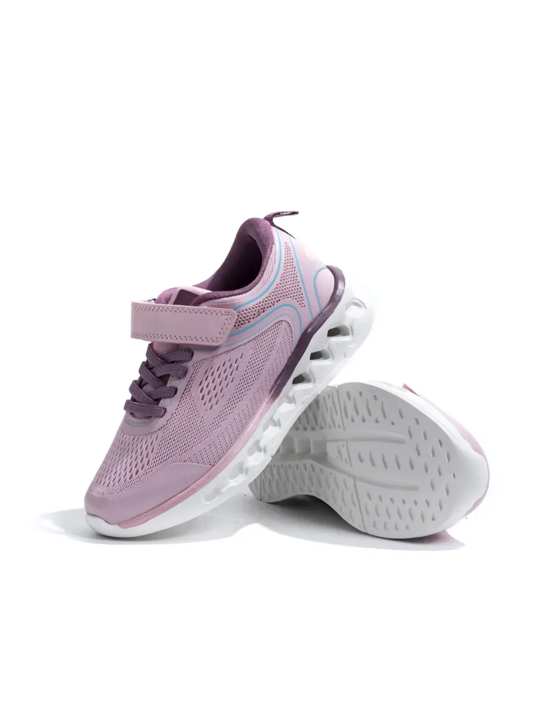 Sneakers Casual Enfant Demax 2315G – Mauve et Vieux Rose