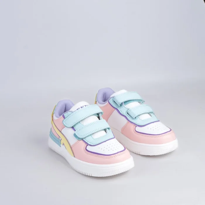 Baskets Sport Enfant Bubble Bobble C307 – Multicolore Pastel
