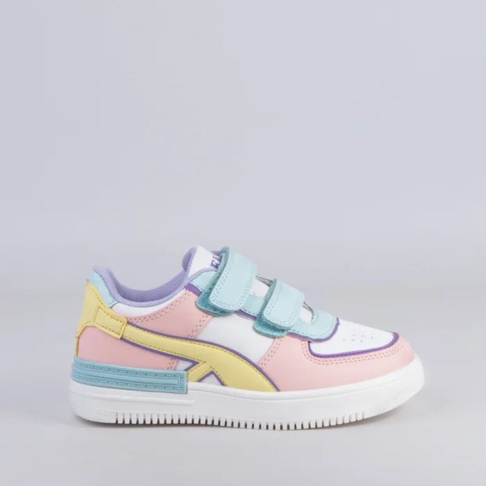 Baskets Sport Enfant Bubble Bobble C307 – Multicolore Pastel