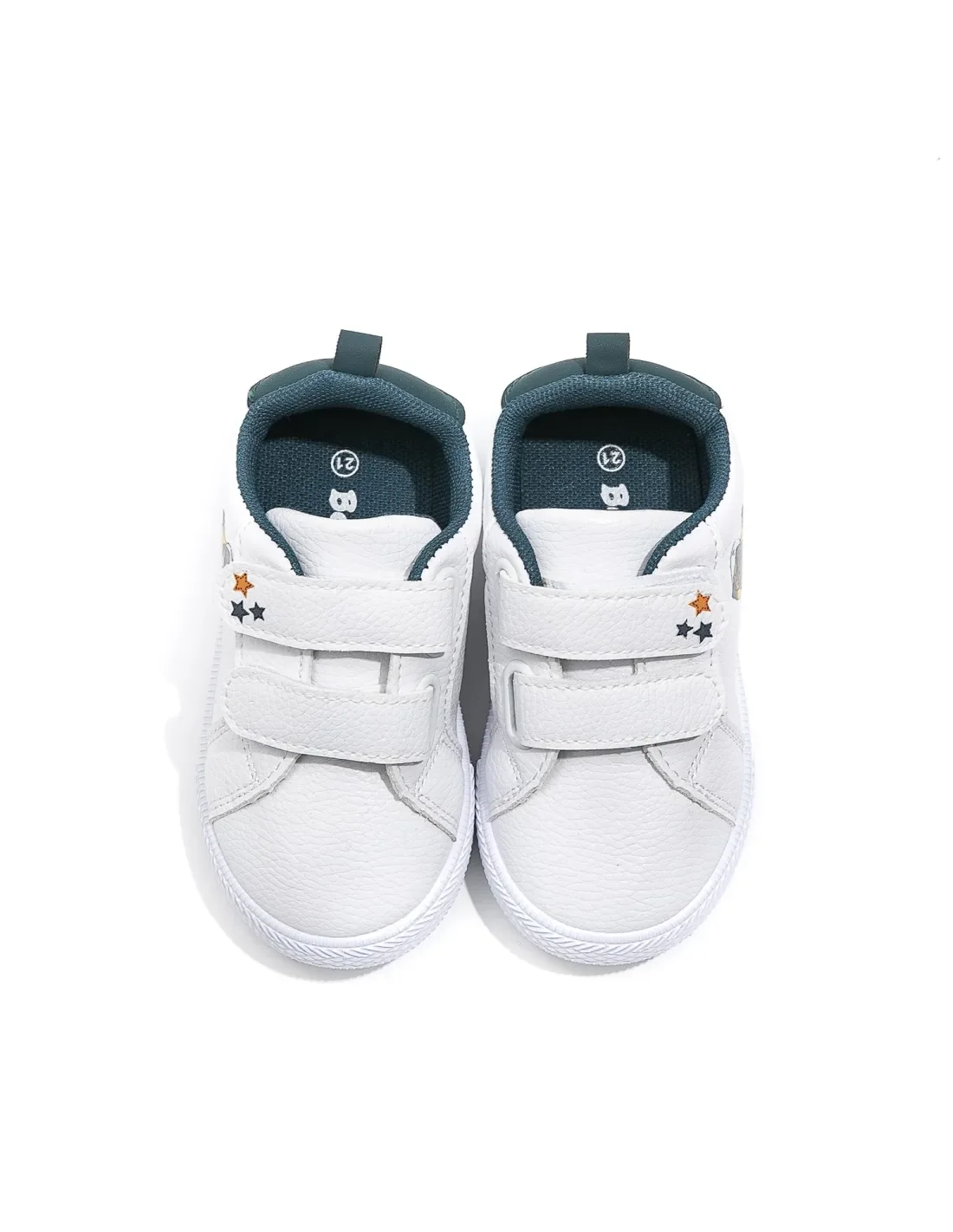 Chaussures Premiers Pas Demax J607 – Blanc et Bleu