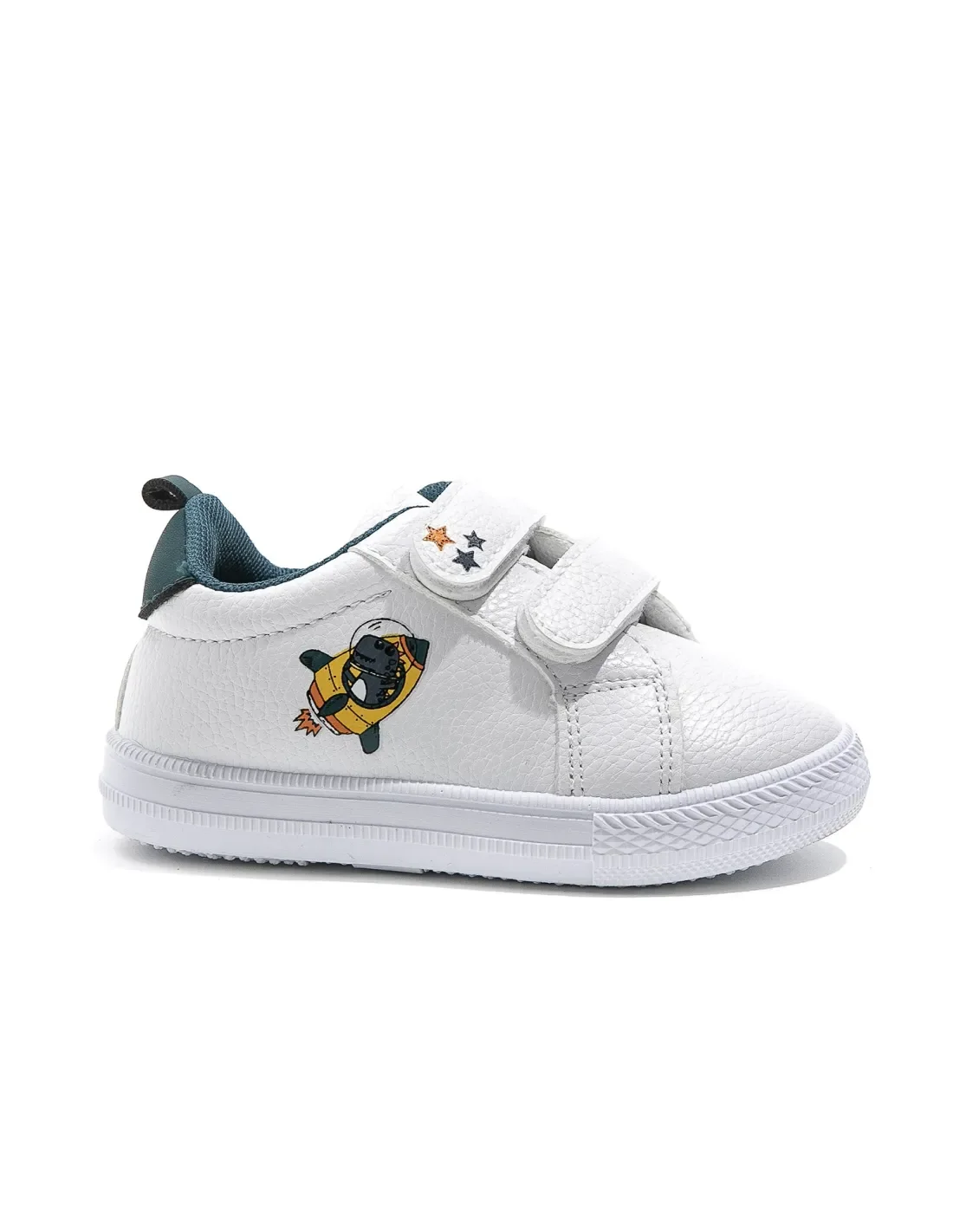Chaussures Premiers Pas Demax J607 – Blanc et Bleu