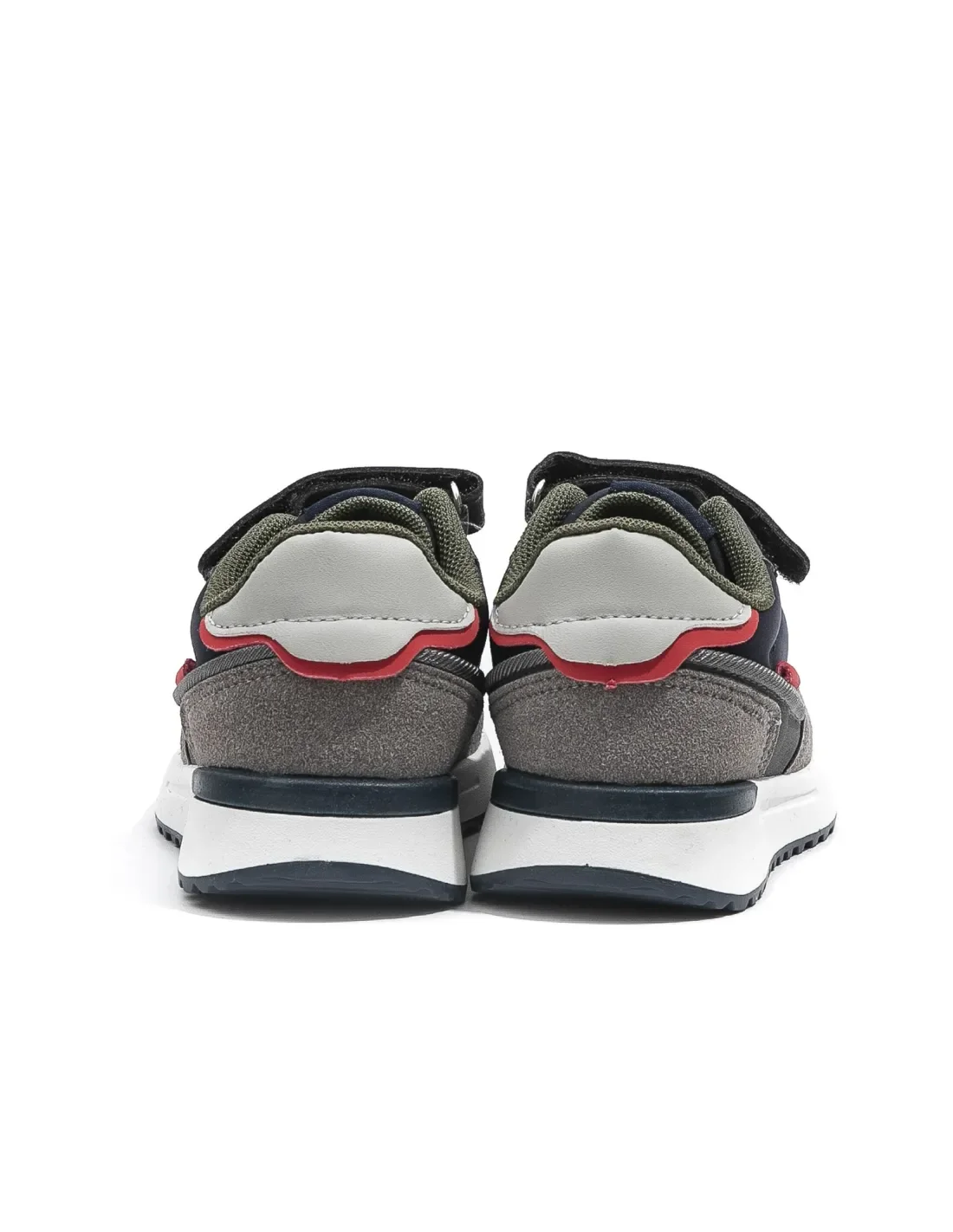 Baskets Sport Enfant Bonino K859B – Gris et Bleu Marine