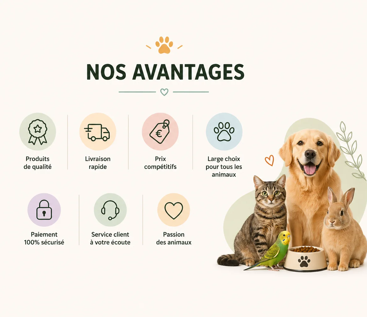 Nos avantages