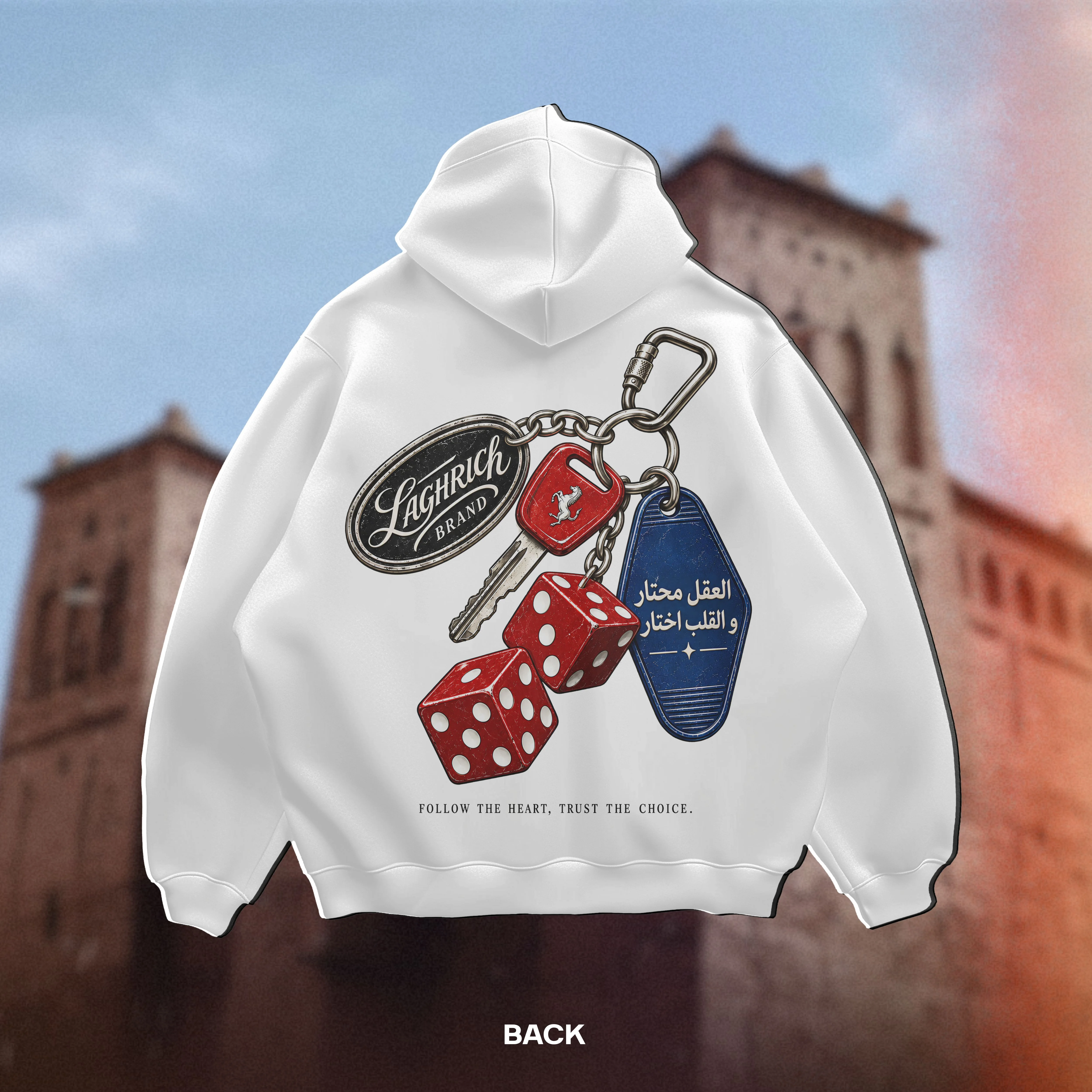 THE HEART CHOSE — AL IKHTIYAR Oversized Hoodie
