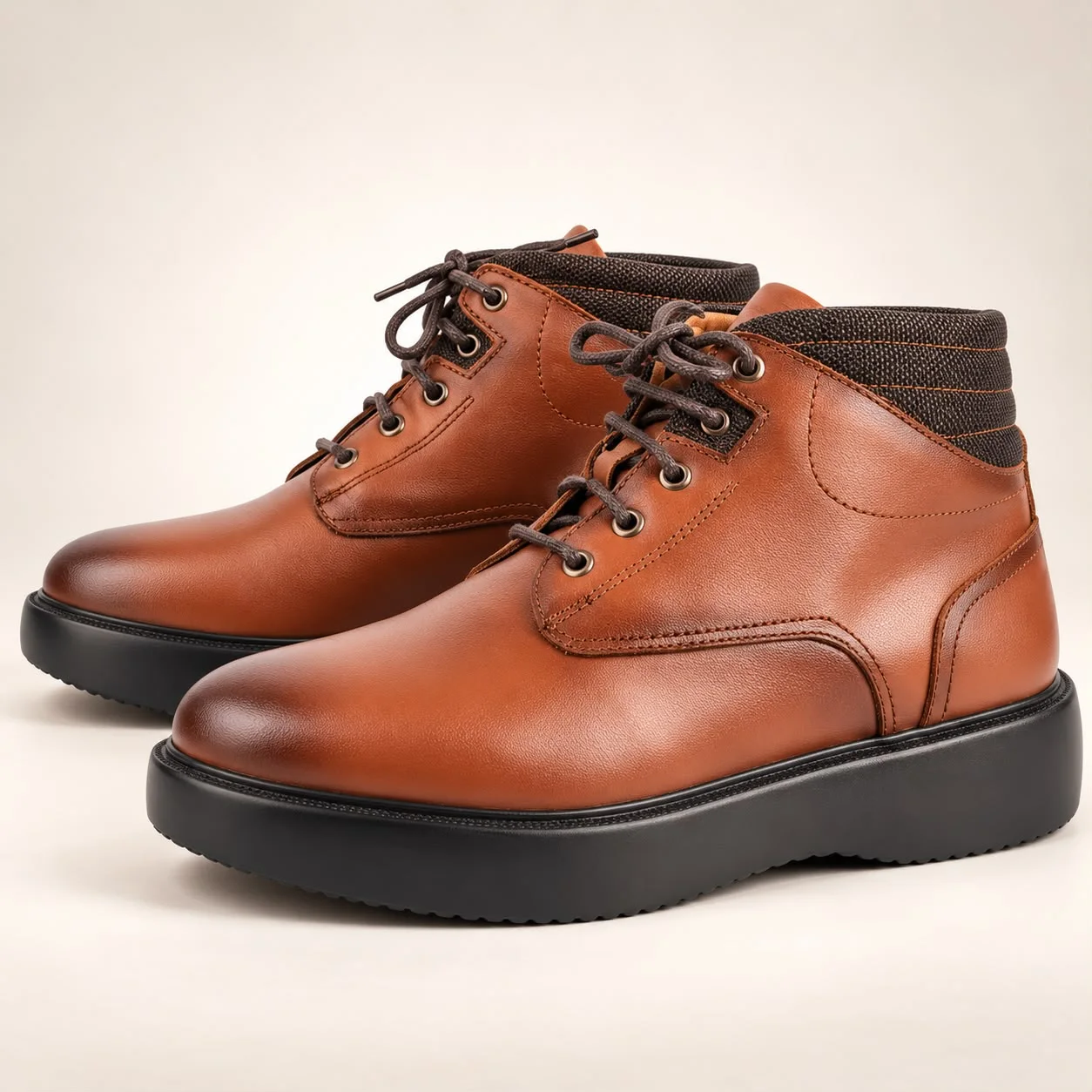 NV001 boot marron 100% cuir