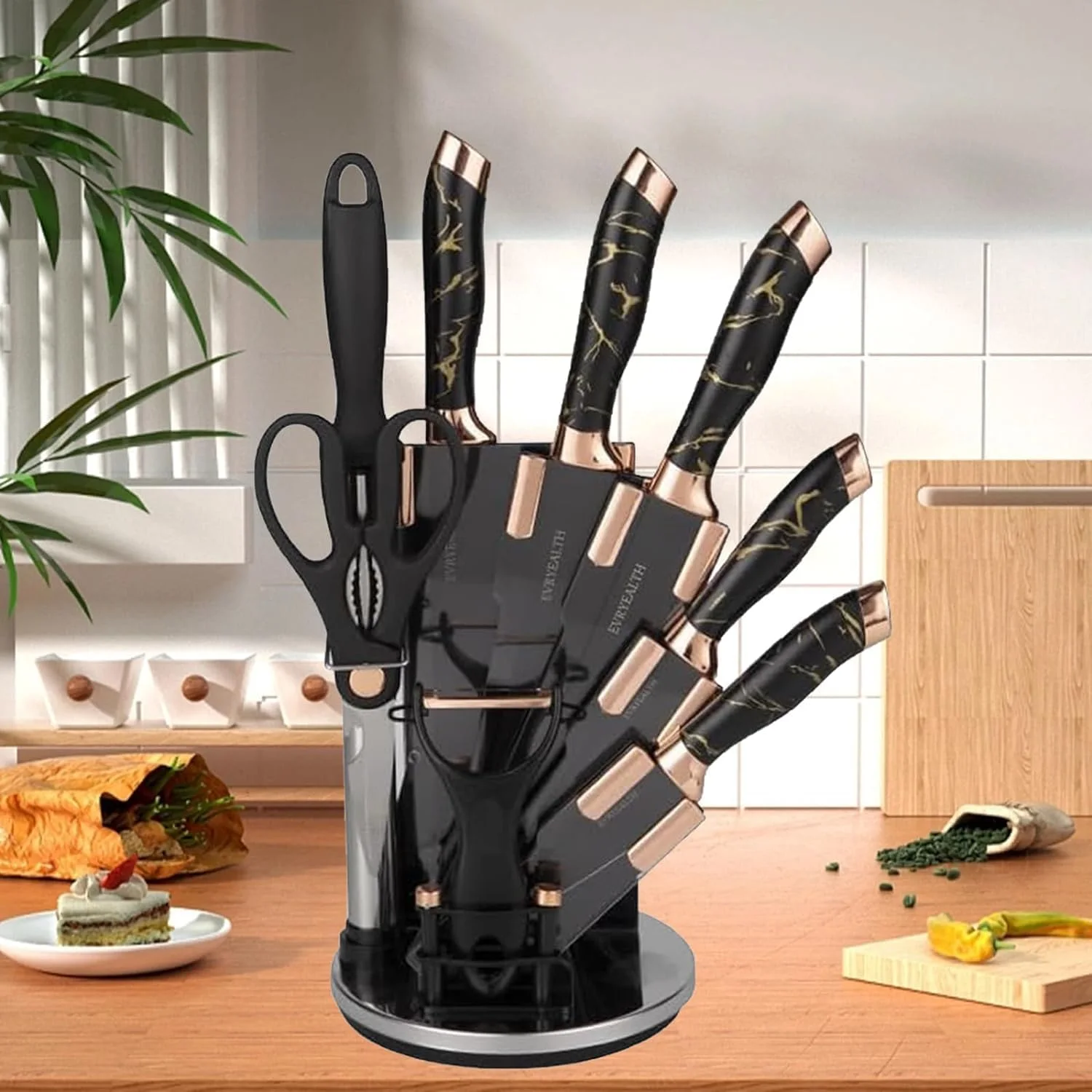 طقم السكاكين الفاخر 7 قطع🔪
