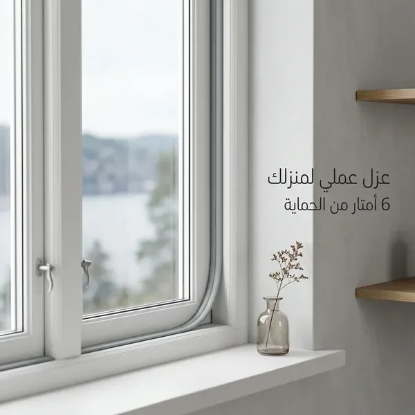 شريط مطاطي عازل للأبواب والنوافذ مانع للغبار والاتربة والماء