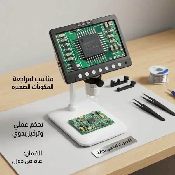 ميكرسكوب بشاشة عالى الجودة ضمان عام